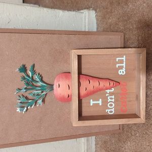 Desk Art I don't carrot all